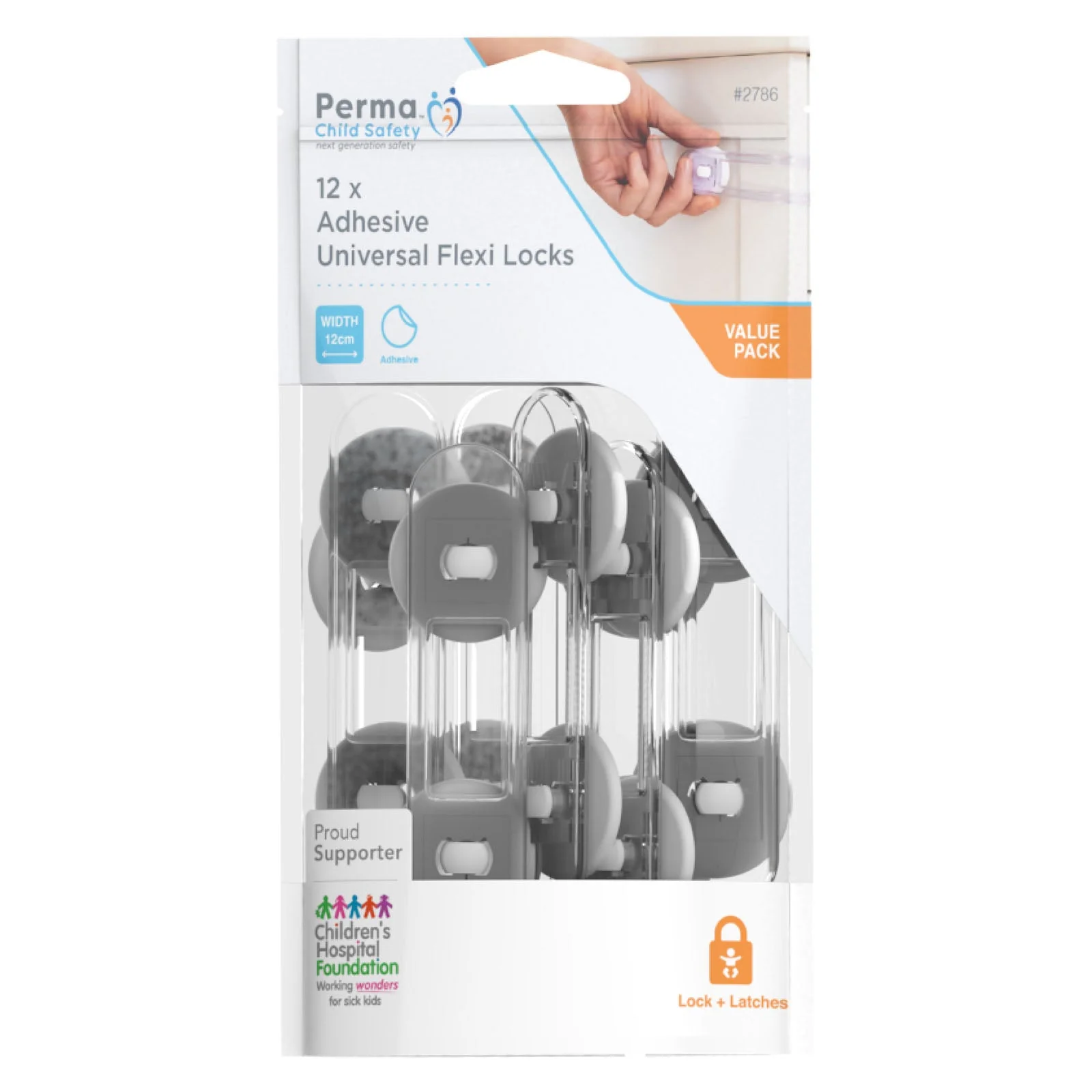 12cm Adhesive Universal Flexi Locks - Image 4