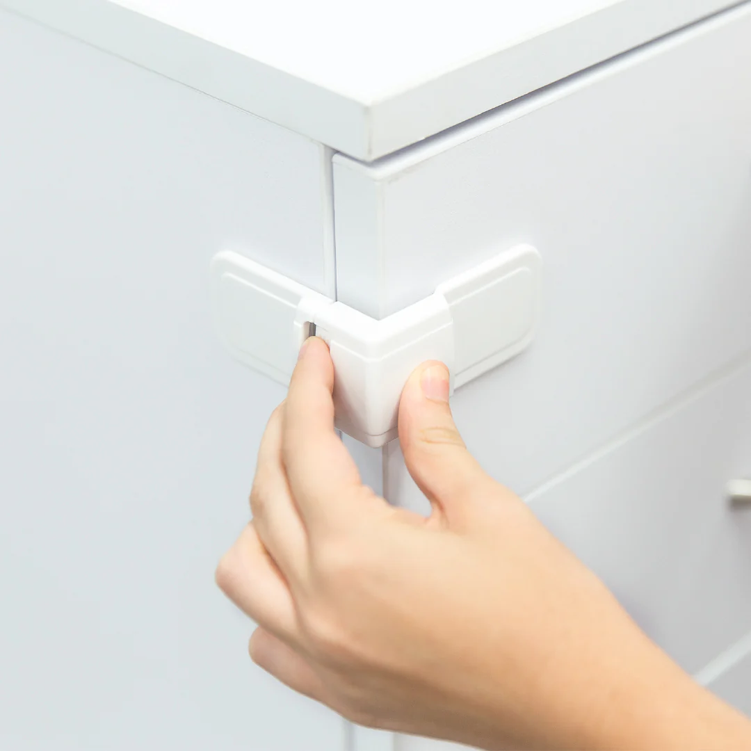 Adhesive Corner Drawer Locks - Image 12