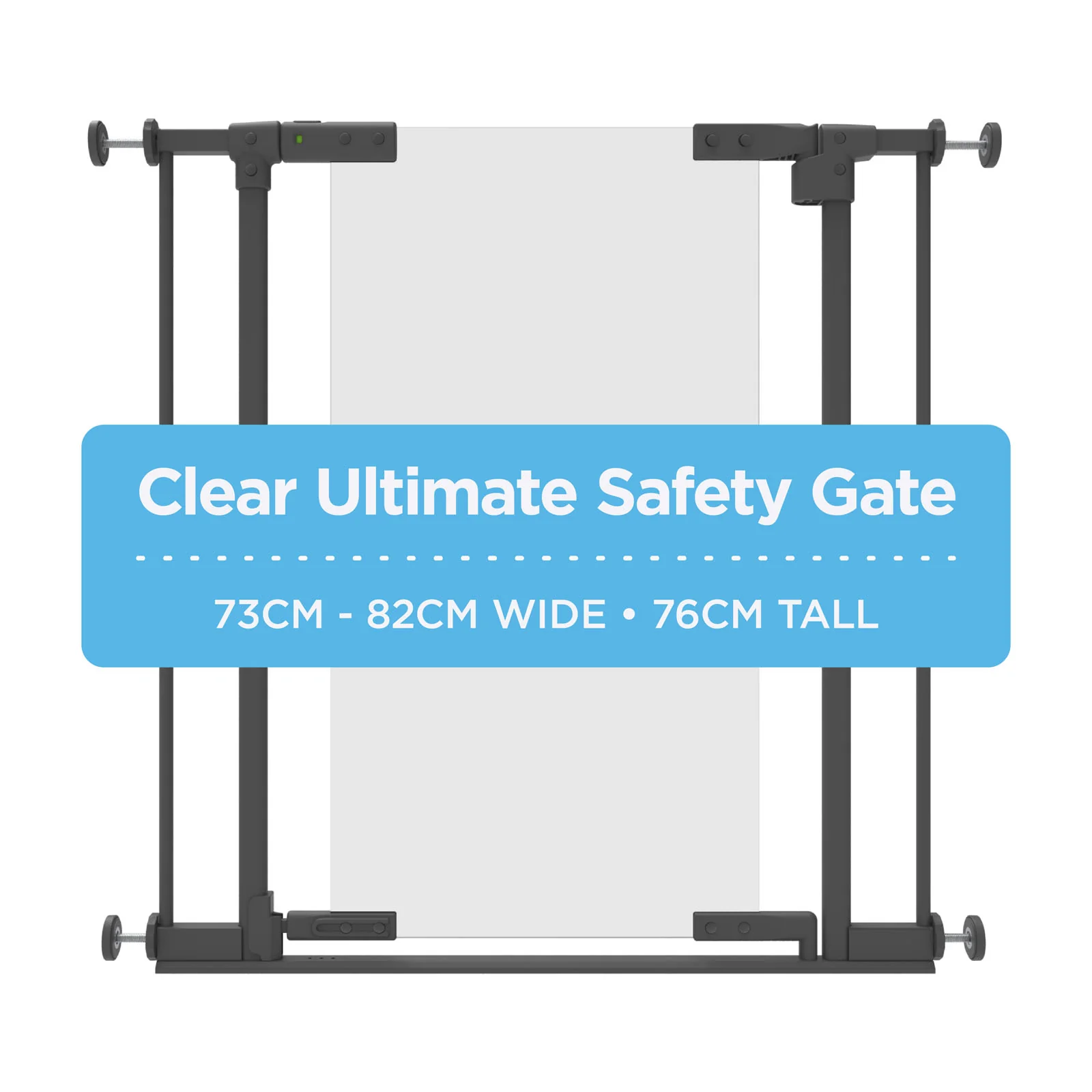 Clear Ultimate Safety Gate | 0.82m W x 0.76m H - Image 9