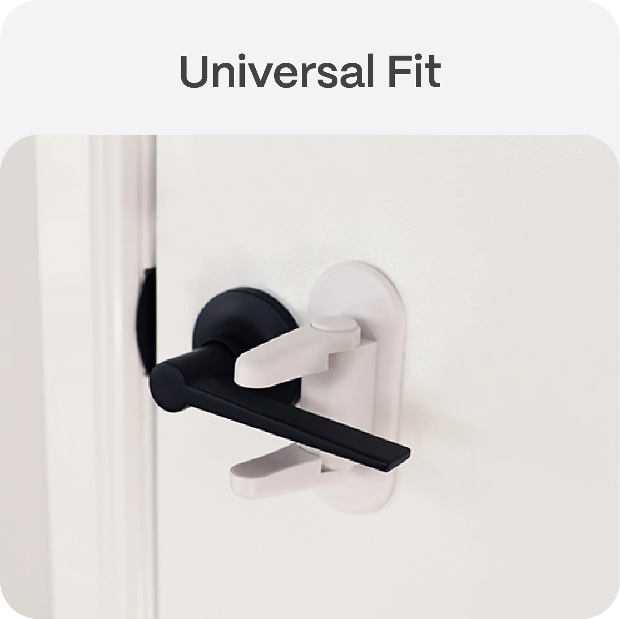 Adhesive Door Lever Handle Lock - Image 6