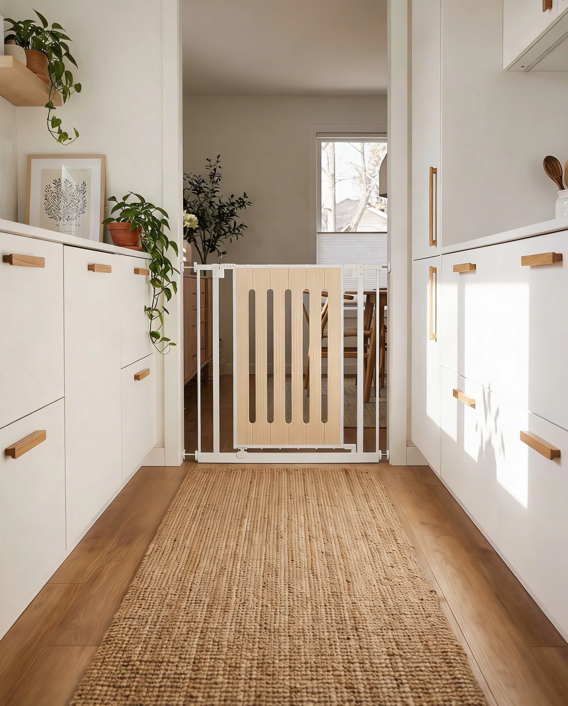 Timber Easy Fit Baby Gate | 0.82m W x 0.76m H - Image 3