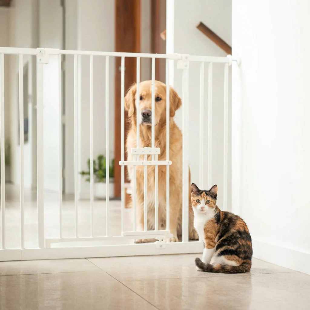 Easy Fit Pet Gate | 0.82m W x 0.76m H - Image 4