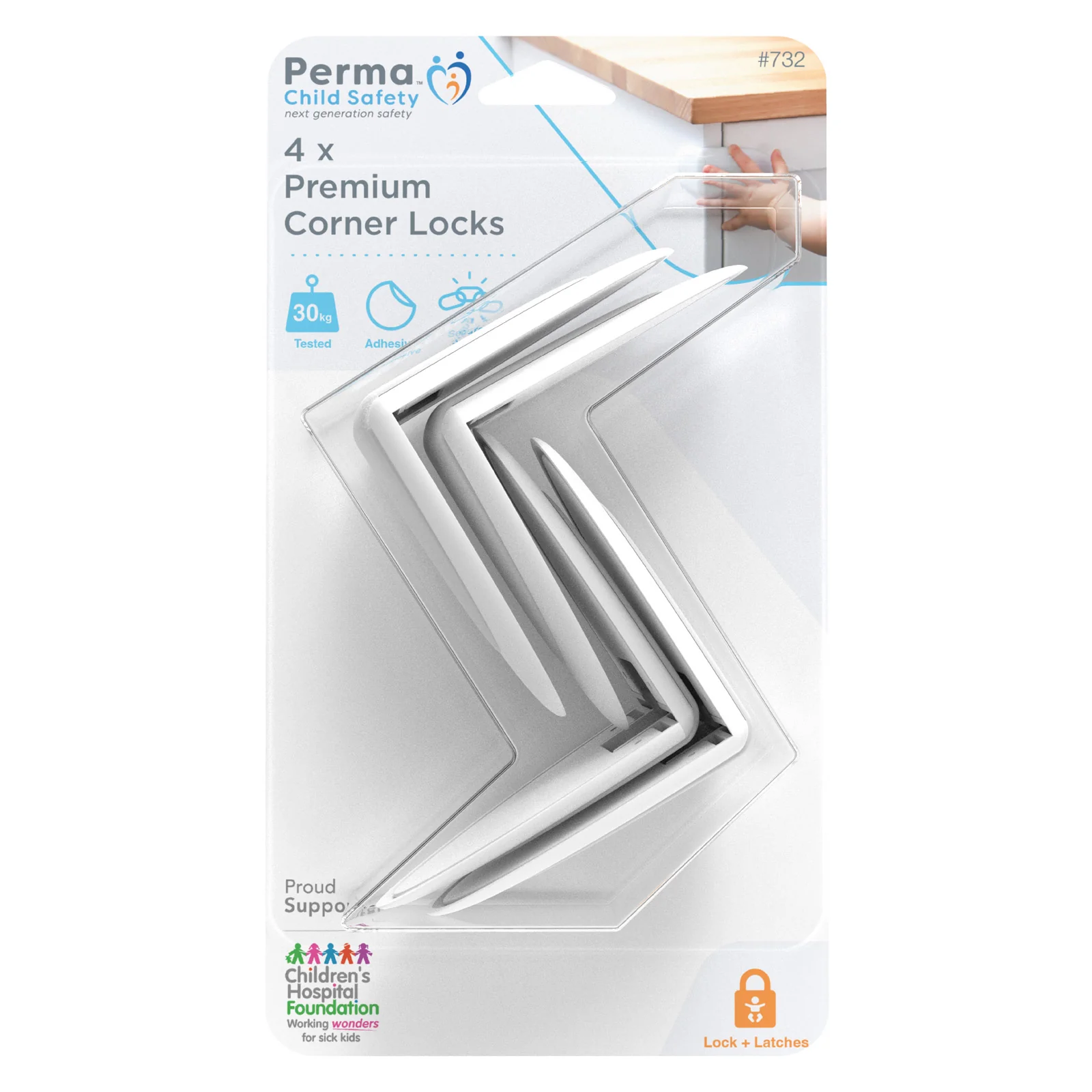 Adhesive Premium Corner Locks - Image 3