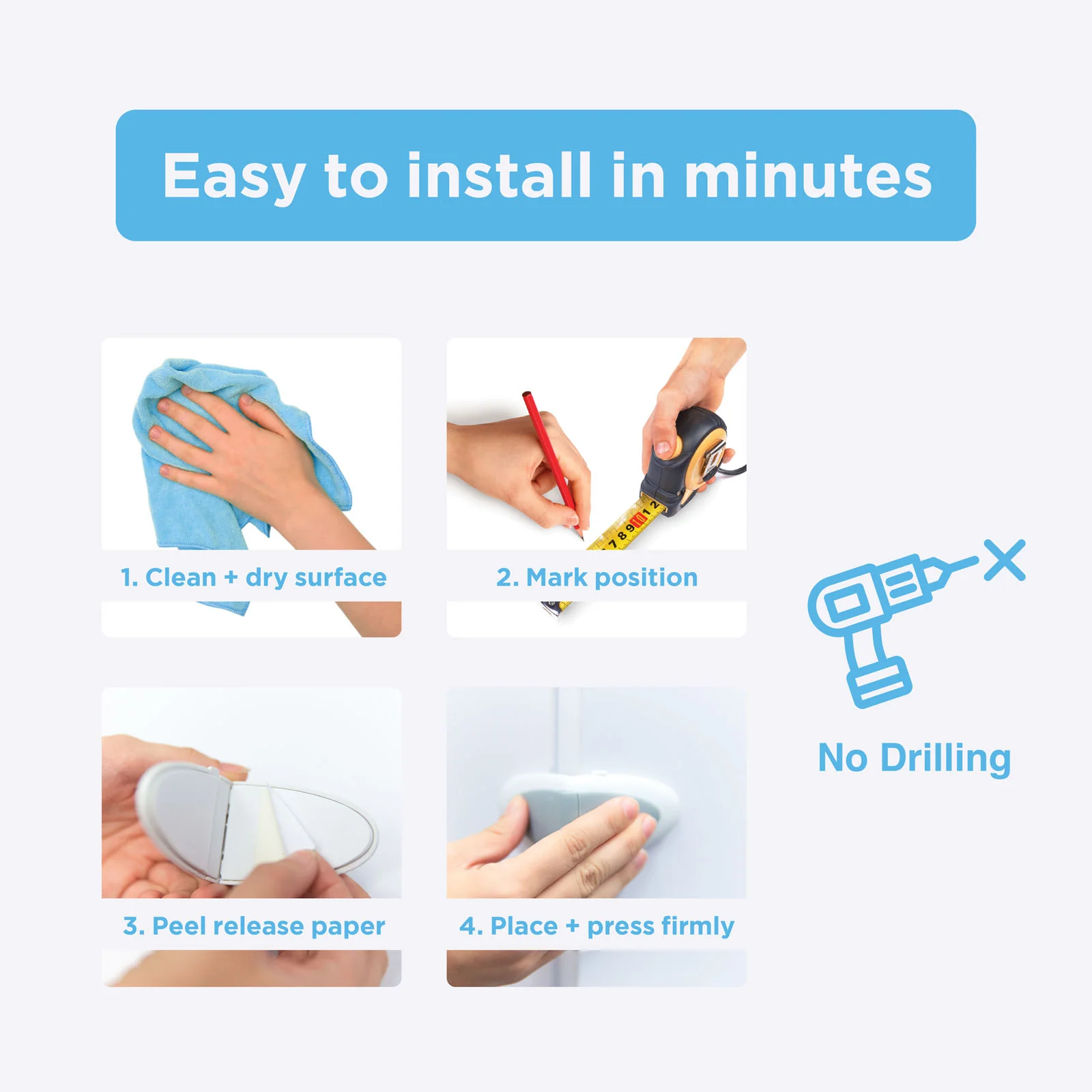 Adhesive Premium Corner Locks - Image 6