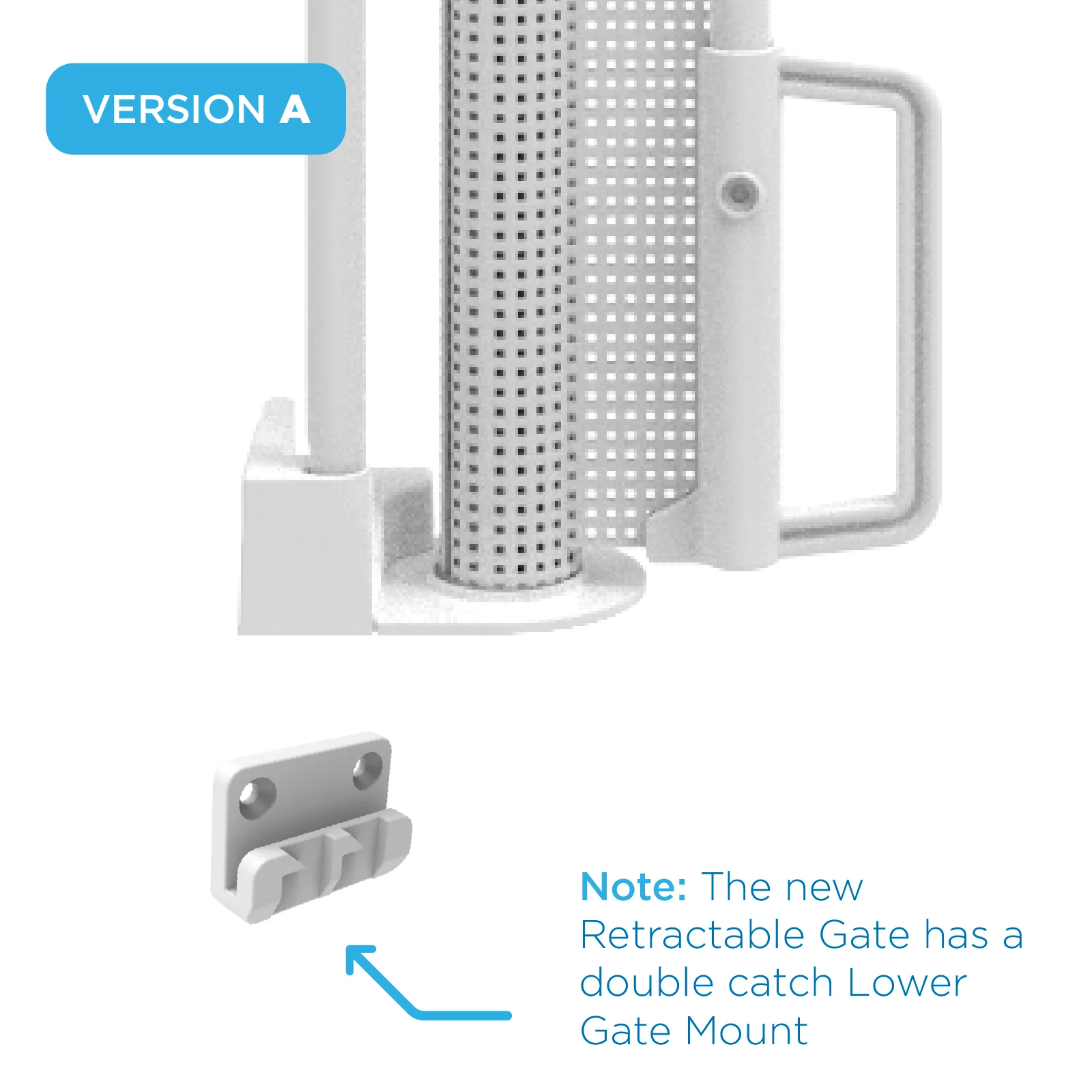 Retractable Baby Gate Wall Mounting Set - Image 3
