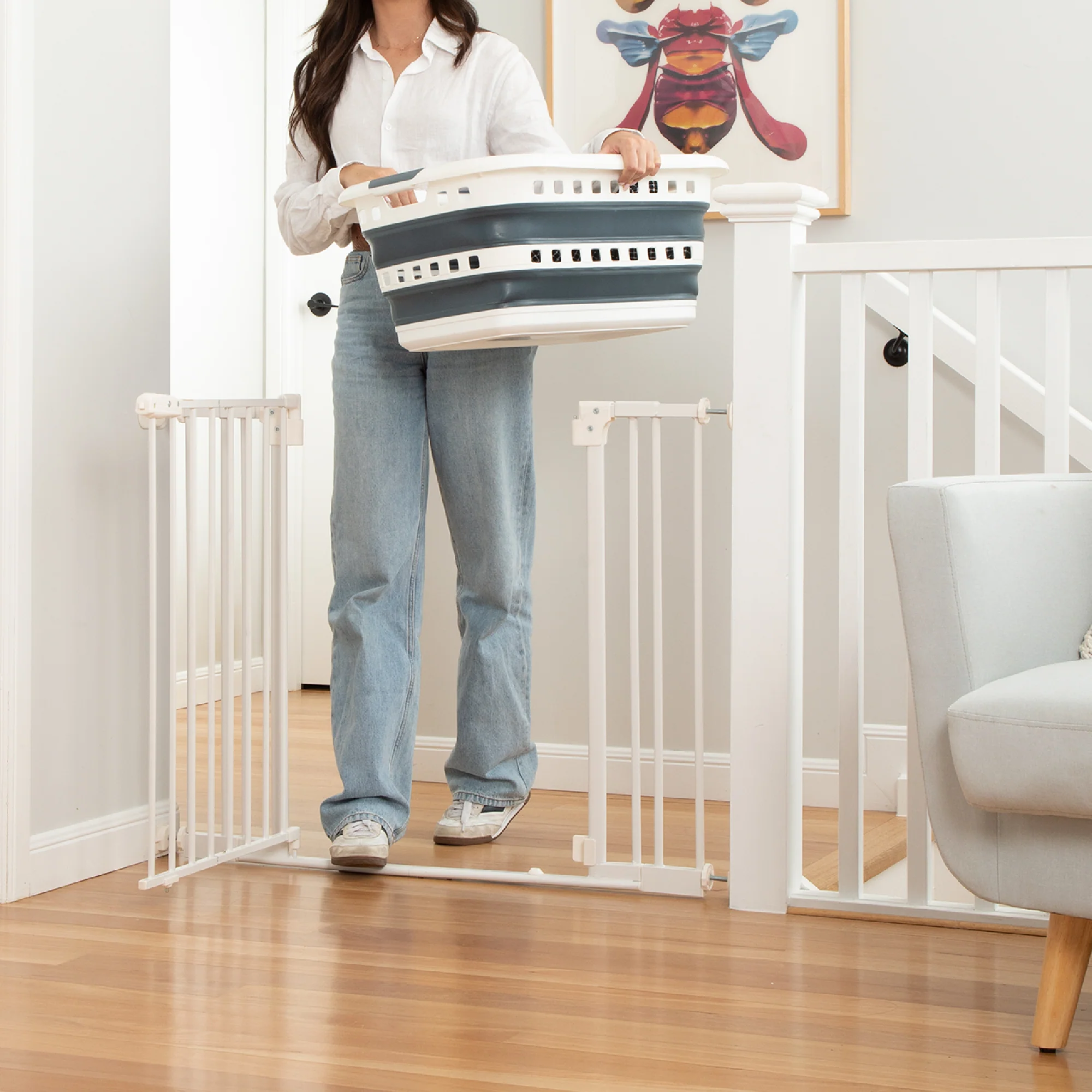 Safe Step Baby Gate | 1.02m W x 0.76m H - Image 6