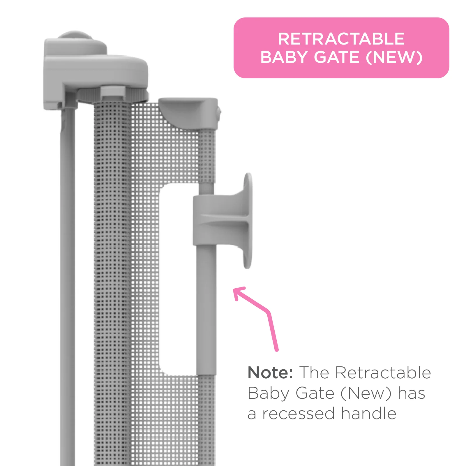 Retractable Baby Gate (New) - Wall Mounting Set - Image 3