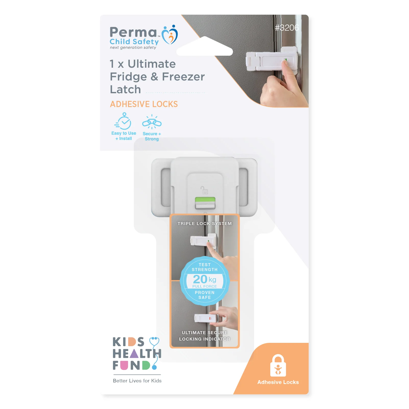 Adhesive Ultimate Fridge & Freezer Latch - Image 3